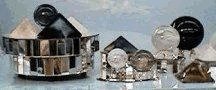 Quartz Crystal Pyramids and Crystal Spheres