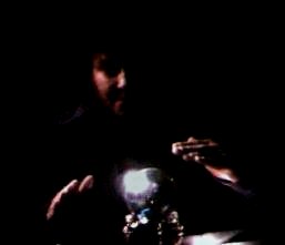 Priscilla with Magic Crystal Ball