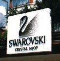 Swarovski Crystal Shop Sign