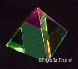 Rainbow Crystal Pyramid