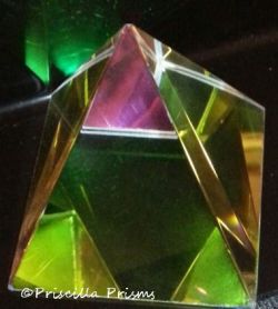 Rainbow Crystal Pyramid