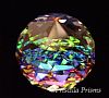 Vivid Faceted Crystal Cones and Spheres