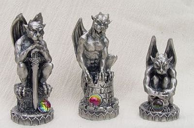 Tudor Mint's lesser royalty consist of Gargoyle Knights, Rooks, and Pawns