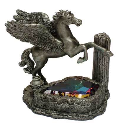 Tudor Mint's magical crystal pool reflects the powerful Pegasus!