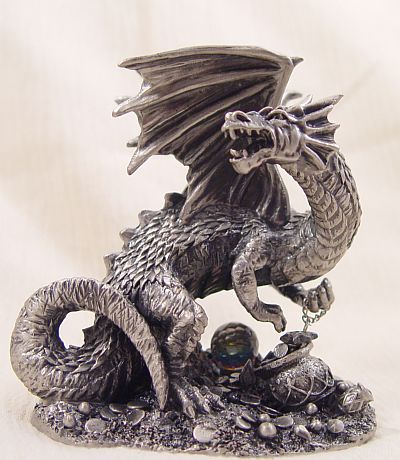 Tudor Mint's Dragon defends his lucky find!