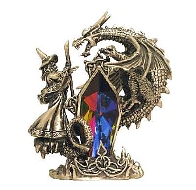 Tudor Mint's dragon and wizard are in league to conjure white magic~!