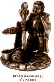 Tudor Mint's Bilbo Baggins II waits for Gandalf at the edge of town