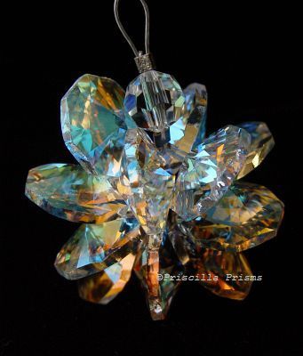 Swarovski's aurora crystals cluster together!