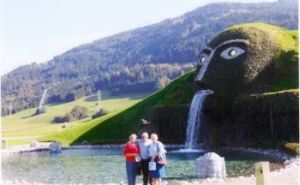 Swarovski Crystal World mountain in 1999